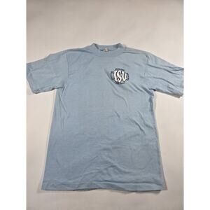 Vintage 80s Indiana State University Blue Shirt Single Stitch Small